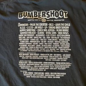 Black Bumpershoot tee shirt, size XL.